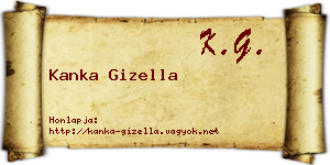 Kanka Gizella névjegykártya